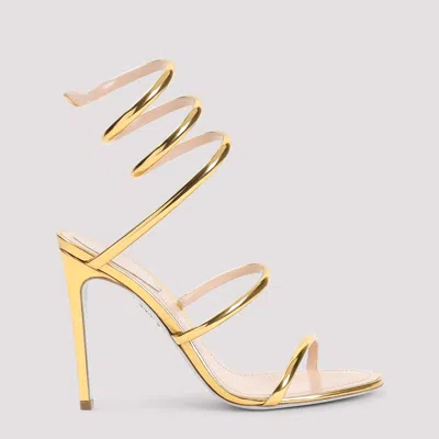 René Caovilla Heeled Sandals Rene Caovilla Woman Color Gold In Grey
