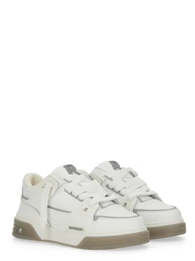Represent White Solid Studio Sneakers In White