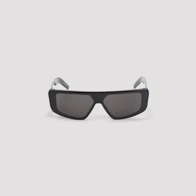Rick Owens Performa Rectangle-frame Sunglasses In Black