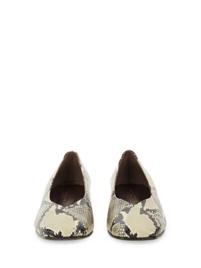 Roberto Festa Vina Python-print Block-heel Pumps In Animal Print