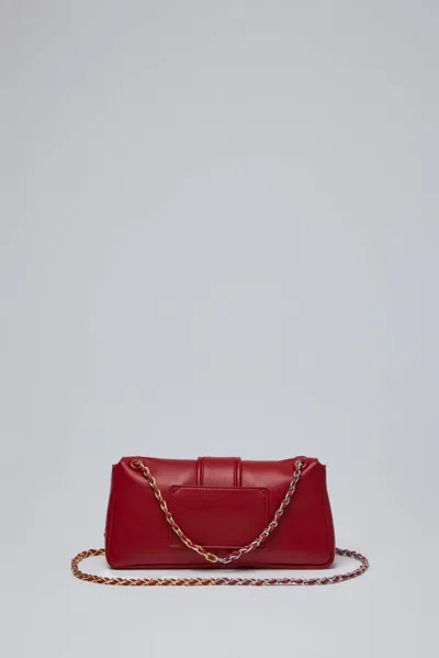 Jacquemus Multicolor Lamb Ovis Aries Aries Shoulder Bag In Red