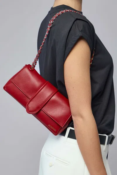 Jacquemus Multicolor Lamb Ovis Aries Aries Shoulder Bag In Red