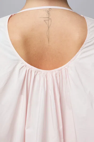 Jacquemus Paysan Oversized Cotton-blend Mini Dress In Pink