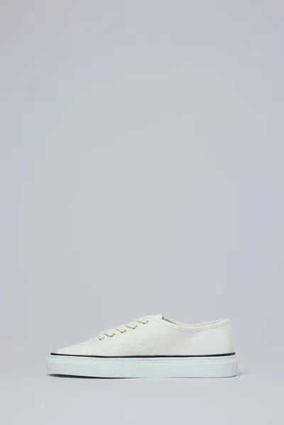 Jacquemus Les Fefe Logo-embroidered Canvas Sneakers In White
