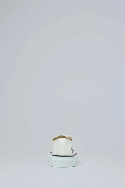 Jacquemus Les Fefe Logo-embroidered Canvas Sneakers In White