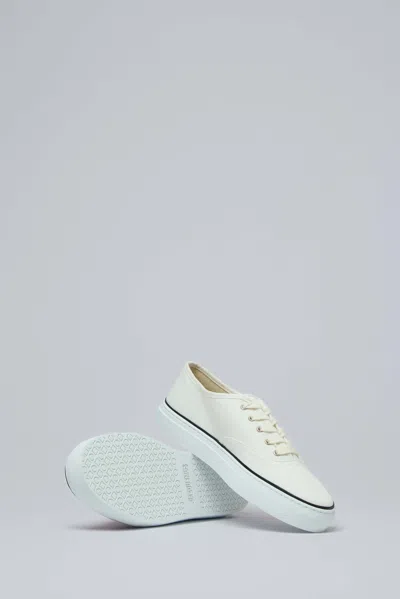 Jacquemus Les Fefe Logo-embroidered Canvas Sneakers In White