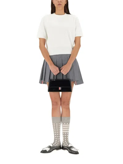 Thom Browne Boxy Fit T-shirt In White