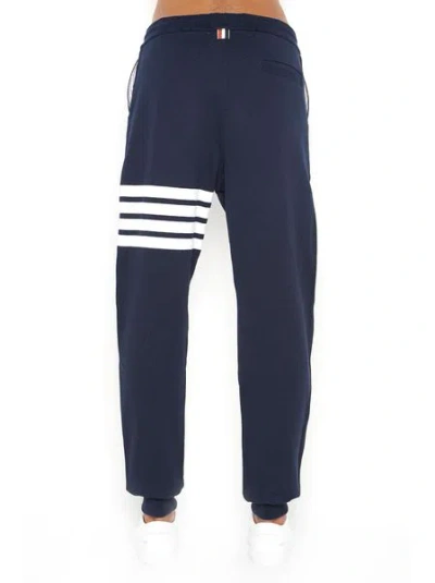 Thom Browne Classic Loopback 4-bar Track Pants In Blue