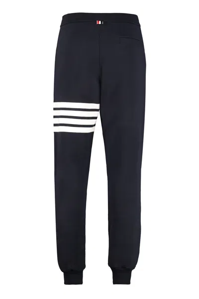 Thom Browne Classic Loopback 4-bar Track Pants In Blue