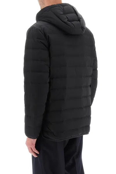 Thom Browne Zip-front Padded Jacket In Black