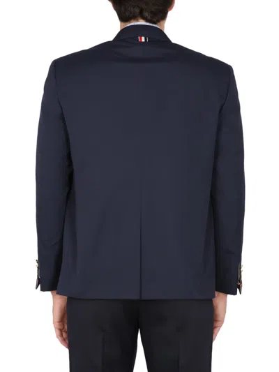 Thom Browne Men's Single-breasted Jacket In Blue
