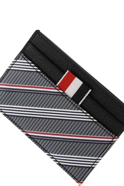 Thom Browne Mini Wallet In Gray