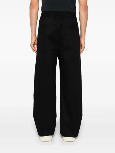 Thom Krom Drawstring Sweatpants In Black