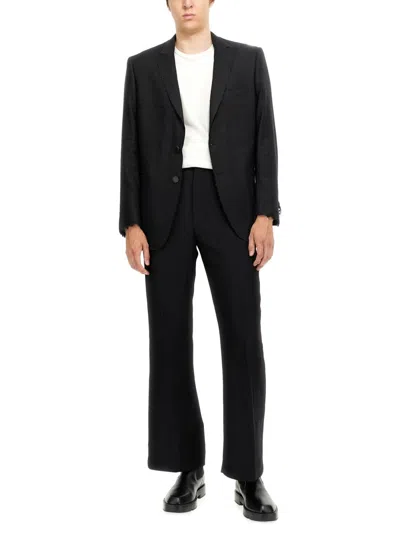Tonello Single-breasted Jacket With Peaked Lapels In Black