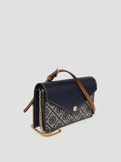 Tory Burch T Monogram Mini Envelope Chain Wallet