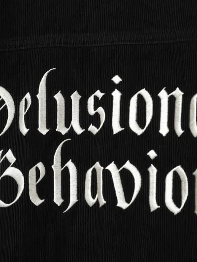 Undercover Front Button Fastening Coat With Multiple Pockets In Black