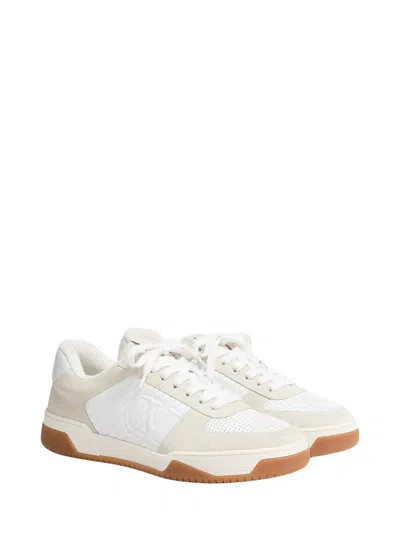 Valentino Garavani Signature Detail Ankle Padding Sneakers With Interchangeable Laces In White