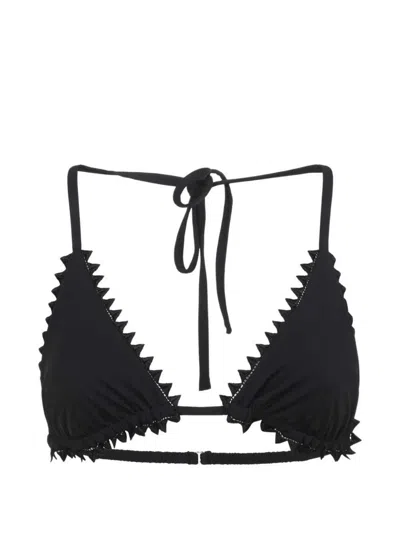 Jacquemus Triangle Bikini Top Le Haut De Maillot In Black