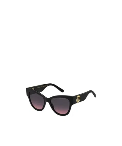 Marc Jacobs Eyewear Cat-eye Frame Sunglasses In Black