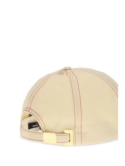 Balmain Paris Embroidered Cap In Neutral