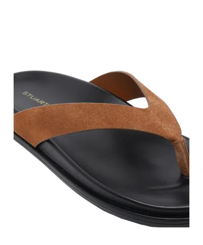 Stuart Weitzman Flat Flip-flops In Brown