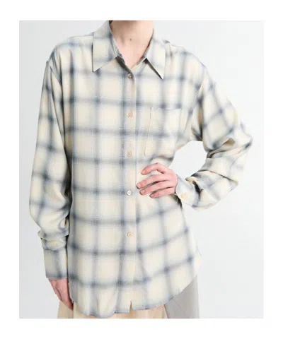 Our Legacy Forever Plaid-pattern Shirt In Gray