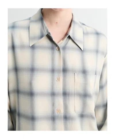 Our Legacy Forever Plaid-pattern Shirt In Gray