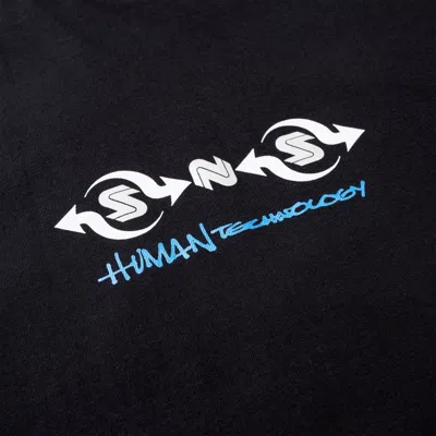 Sns Human Technology Tee In Black