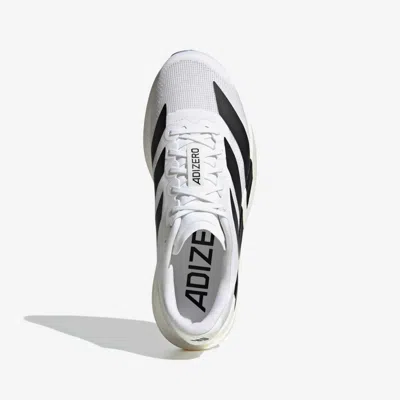 Adidas Originals Adidas Adizero Evo White Sneakers With Signature 3-stripes In Gray