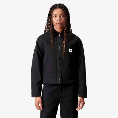 Carhartt Button-fastening Jacket In Black