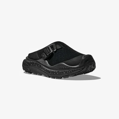 Hoka Ora Primo Ext Rubber-trimmed Suede Slip-on Sneakers In Black
