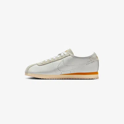 Nike Cortez Decon Suede-trimmed Perforated Leather Sneakers In White