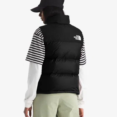 The North Face 1996 Retro Nuptse High-neck Vest In Animal Print