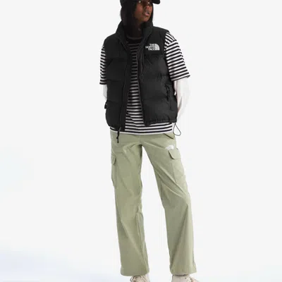 The North Face 1996 Retro Nuptse High-neck Vest In Animal Print