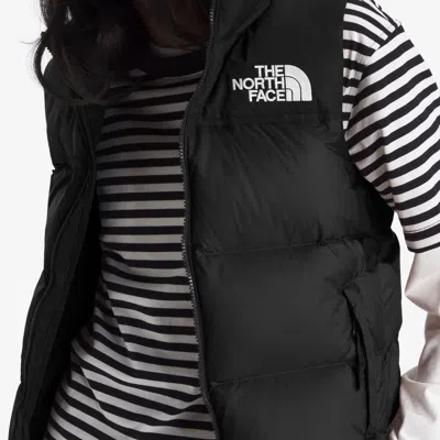 The North Face 1996 Retro Nuptse High-neck Vest In Animal Print