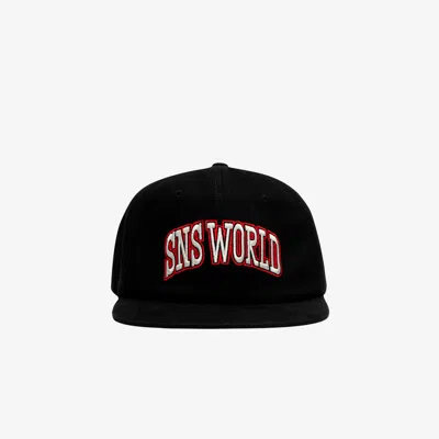 Sns World Cap In Black