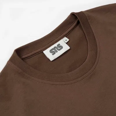 Sns Compass Tee In Brown