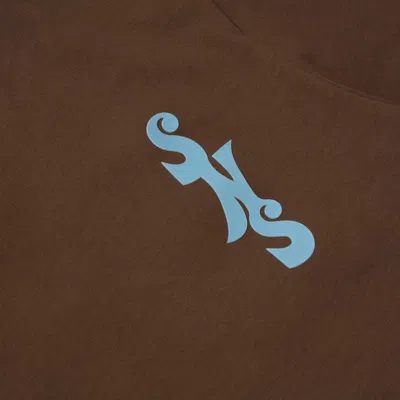 Sns Compass Tee In Brown