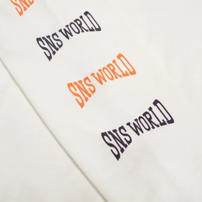 Sns Squeeze Long Sleeve Tee In White