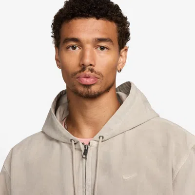 Nike Full-zip Unlined Jacket In Neutral