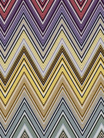Missoni Zigzag Kew Cushion In Multi