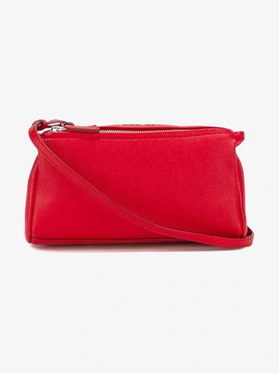 Shop Givenchy Mini Leather Pandora Shoulder Bag