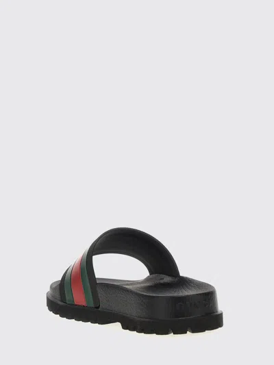 Gucci Signature Web Slide Sandals For Men In Multi