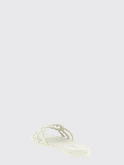 Gucci Stylish Interlocking Cut-out Sandals With 10mm Heel In White