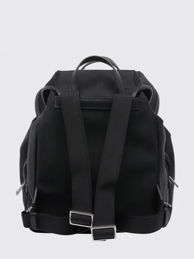 Moncler Functional Polyester Backpack With Multiple Pockets In Black