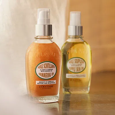 L'occitane Shimmer & Visibly Firmer Duo 6.6 In Transparent