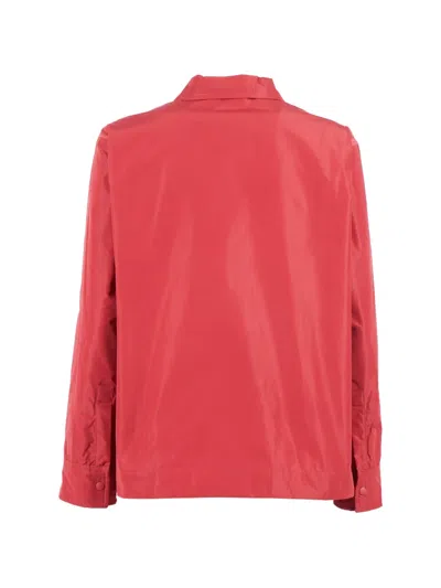 Aspesi Pocket Button Jacket In Red
