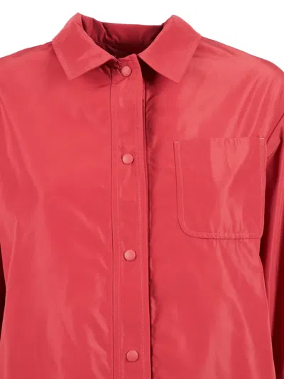 Aspesi Pocket Button Jacket In Red