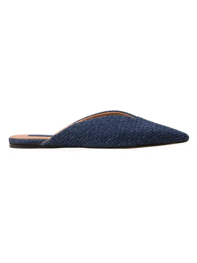 Naghedi Strada Pointed-toe Mules In Blue