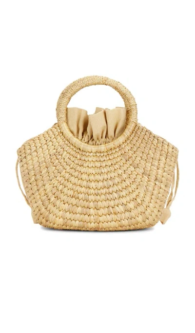 Hat Attack Janie Shell Top Handle Bag In Brown